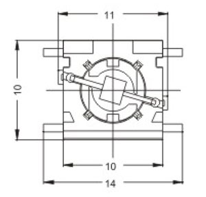 帶燈輕觸開關(guān)R2091結(jié)構(gòu)圖